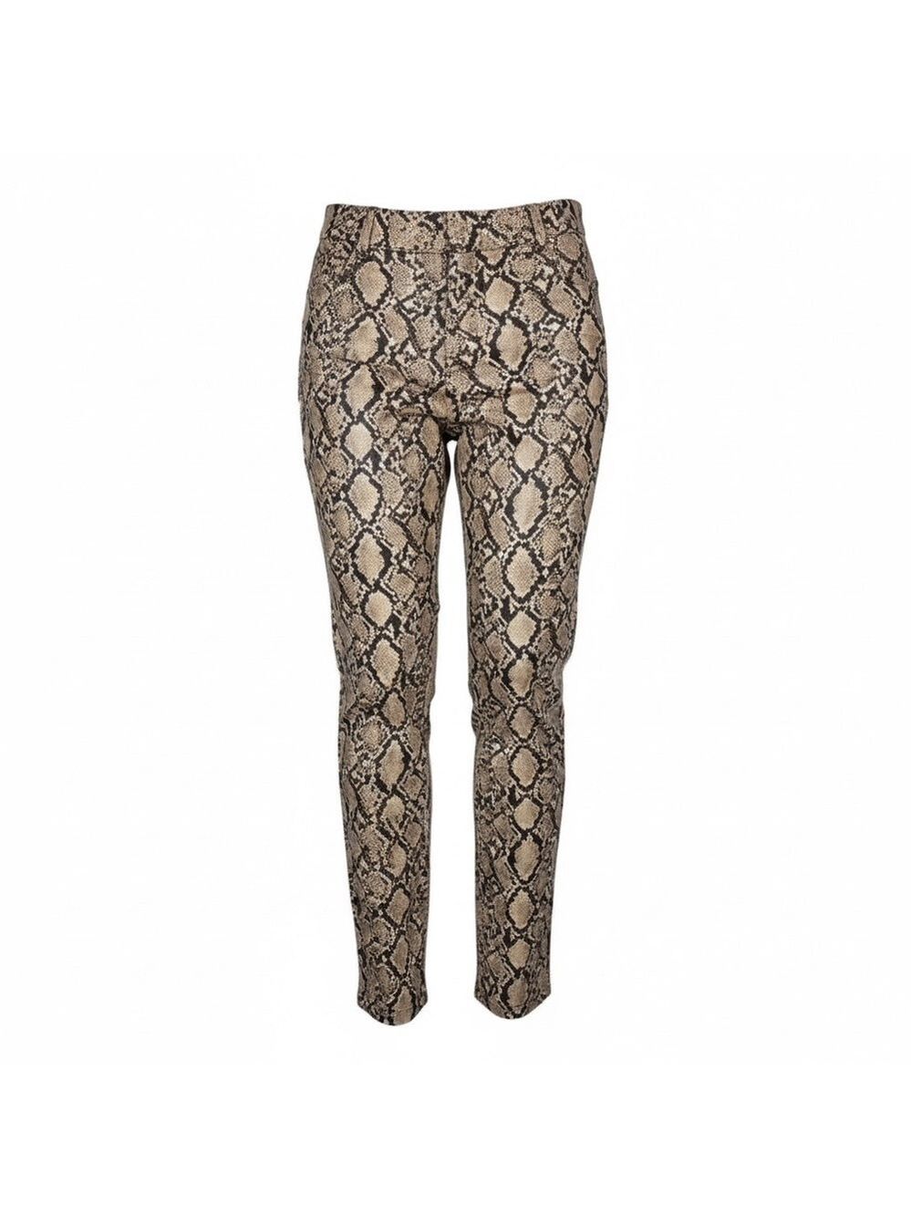 Good American Good Classic Snake Print Faux Leather Pant 4 / 27 EUC - Picture 2 of 11